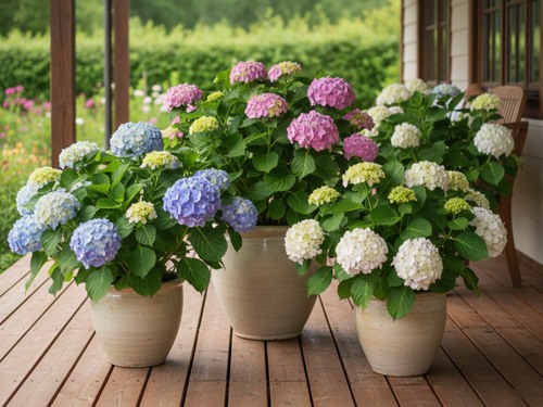 Гортензия в кашпо: как создать мобильный сад и сохранить растения зимой в Беларуси